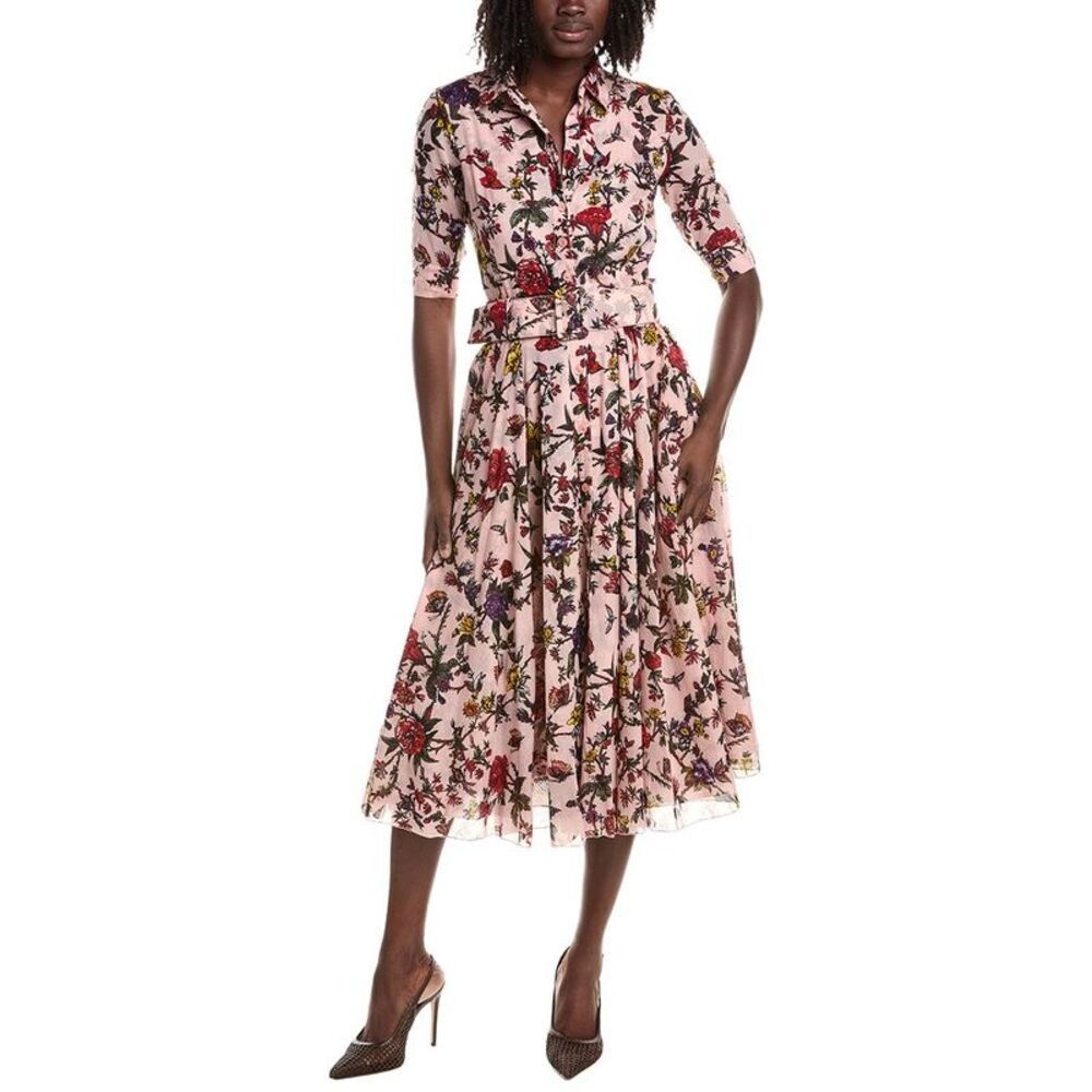 Samantha Sung Womens Aster Midi Dress